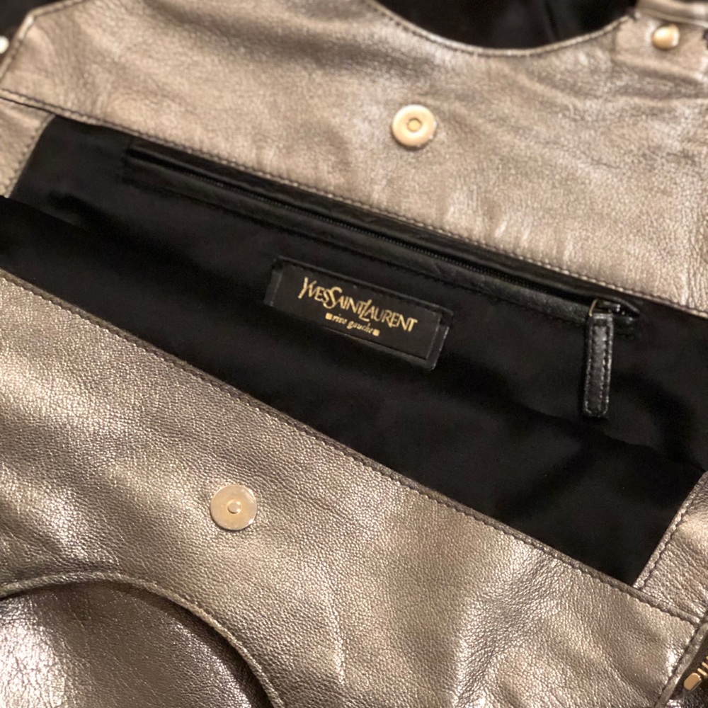 YSL tribute bag silver metallic leather - Picture 8 of 8